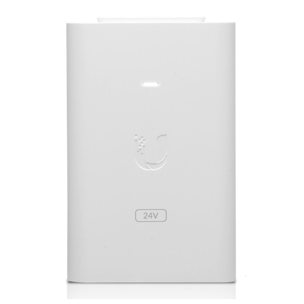 (POE-24-24W-WH) Ubiquiti - Adaptador PoE de 24VDC 1.0A 24W (Blanco)