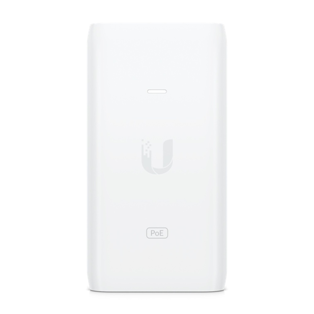 (U-POE-AF) Ubiquiti - Adaptador POE 48 VDC 0.32A Puerto Gigabit para Equipos UniFi (Blanco)