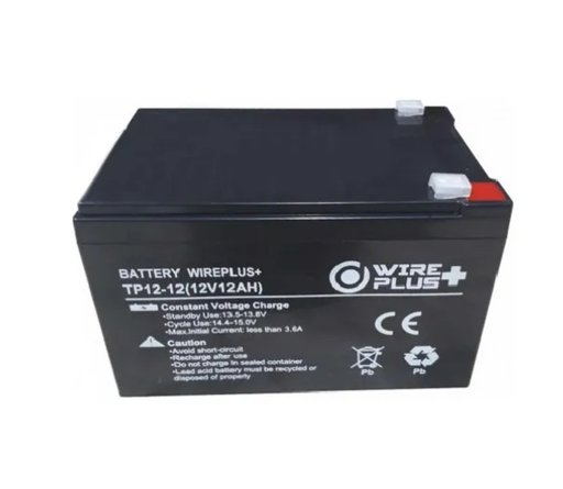 [WP-BAT12V-12A] BATERIA WIREPLUS+ 12V - 12AH