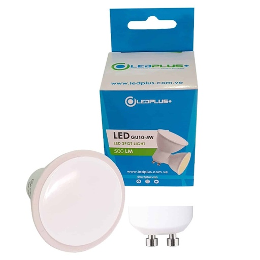 [LP-GU105W-6500K] BOMBILLO LED GU10 5W 6500K