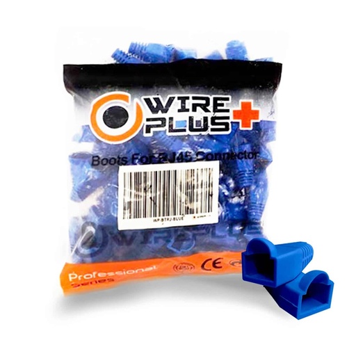 [WP-BTRJ-BLUE] BOTA WIREPLUS+ P/CNT RJ45 AZUL 100u