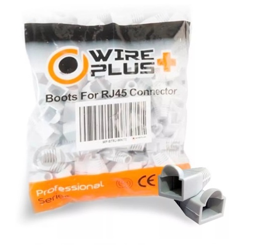 [WP-BTRJ-WHITE] BOTA WIREPLUS+ P/CNT RJ45 BLANCA 100u