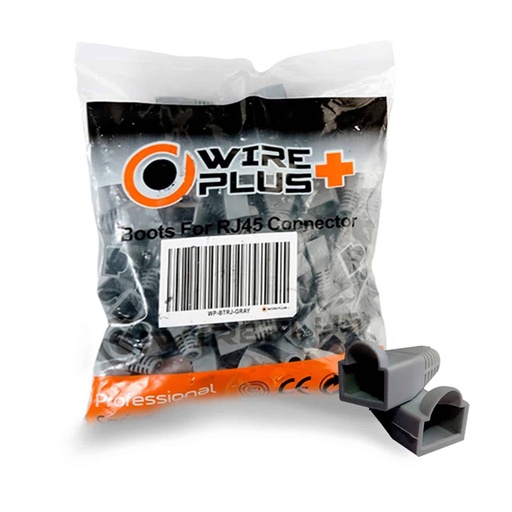 [WP-BTRJ-GRAY] BOTA WIREPLUS+ P/CNT RJ45 GRIS 100u