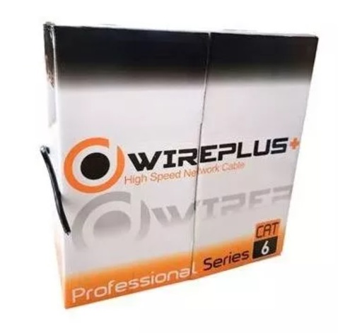 [WP-UTPC6-100OUT] CABLE UTP WIREPLUS+ CAT6 OUTDOOR 100mts