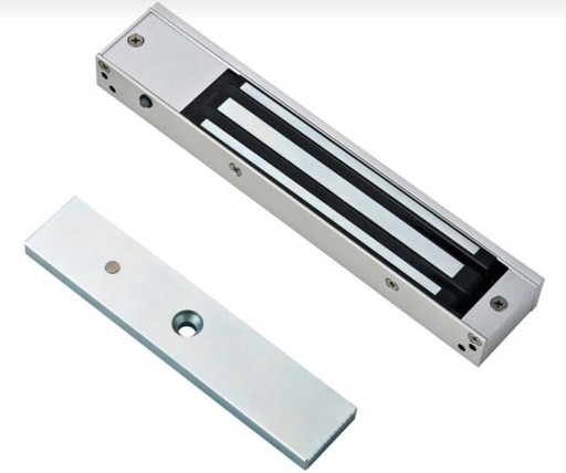 [WP-CERRMAG-12V] CERRADURA ELECTROMAGNETICA PUERTA 12V WIREPLUS+