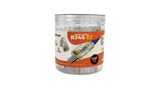 [WP-RJ45CAT5-EZ] CONECTOR RJ45 EZ WIREPLUS+ CAT5 100u