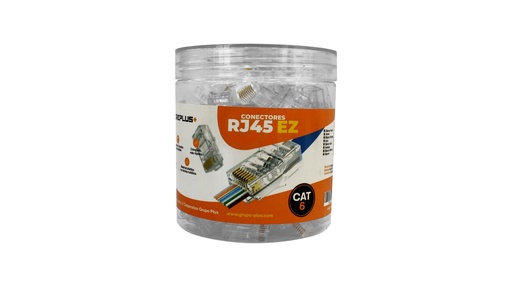 [WP-RJ45CAT6-EZ] CONECTOR RJ45 EZ WIREPLUS+ CAT6 100u