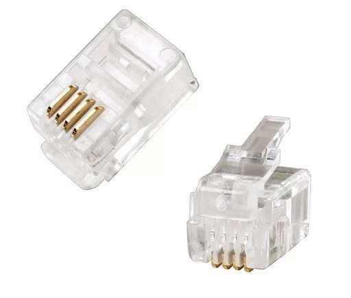 [ACC-CON-RJ9] CONECTOR RJ9 WIREPLUS+ 100u