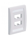 FACE PLATE PANDUIT 2 TOMAS GRIS