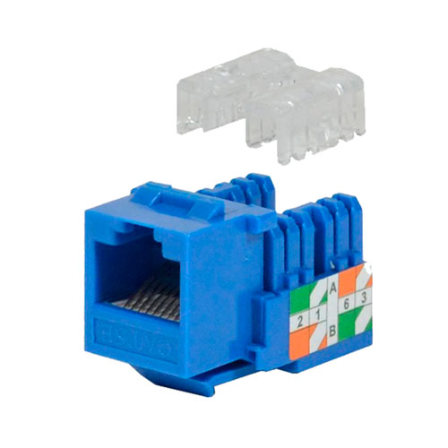[WP-KRJ-C5EBLUE] KEYSTONE WIREPLUS+ RJ45 CAT5e AZUL
