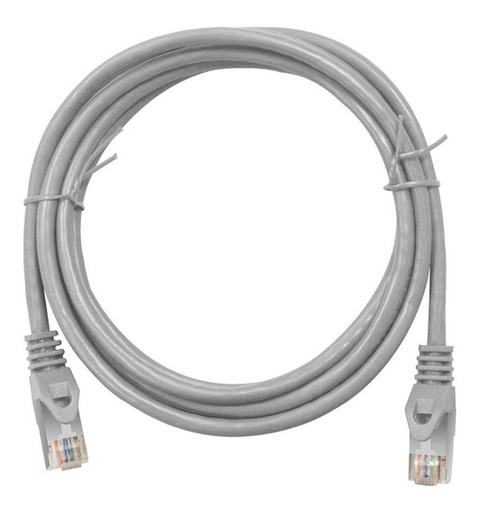 [LPRO-PC-C5E-4GRIS] PATCH CORD LANPRO CAT5E GRIS 4M