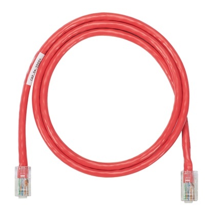 [PD-UTPCH7RDY] PATCH CORD PANDUIT CAT5E ROJO 2M