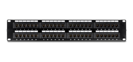 [LPRO-PATCH48-C5E] PATCH PANEL LANPRO 48 PUERTOS CAT5E