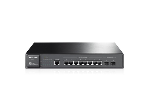 [TL-SG3210] Switch administrable L2 de 8 Puertos Gigabit con 2 Ranuras SFP JetStream Tplink