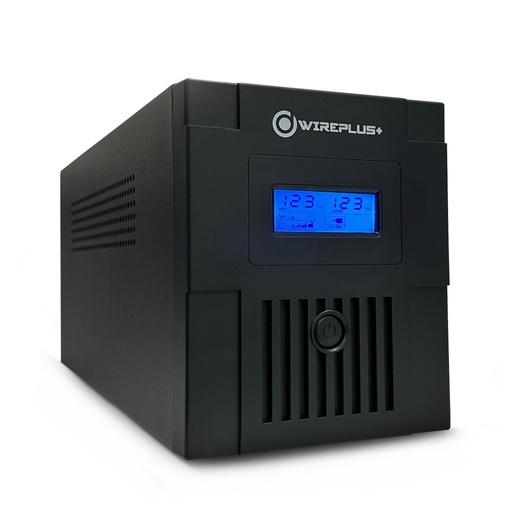 [WP-3000VA] UPS WIREPLUS PANTALLA SMART 3000VA/1800W BAT 2X12V-9Amp 120VAC 50/60HZ