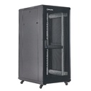 Rack de Piso Cerrado Onlink 27U 600x800x1387mm con Puerta Frontal de Malla y Doble Puerta Trasera de Malla