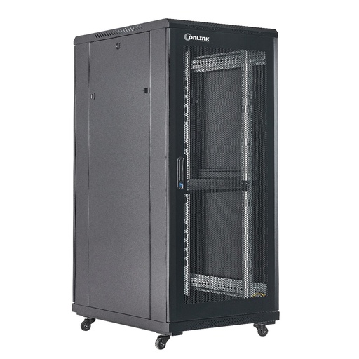 [A36832-MDM/600x800] Rack de Piso Cerrado Onlink 32U 600x800x1609mm con Puerta Frontal de Malla y Doble Puerta Trasera de Malla