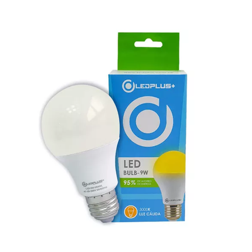 [LP-2LBE27-9W] BOMBILLO LED BULB E27 9W 3000K