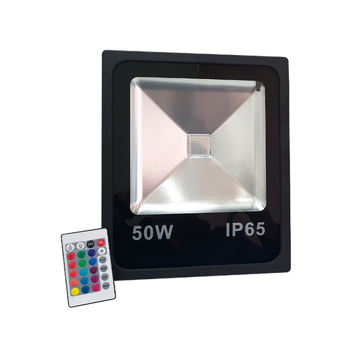 [MB-FRGB-50W] REFLECTOR LED SLIM MULTICOLOR 50W