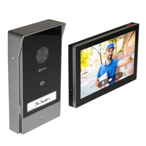 [318500161] [CS-HP7-R101-1W2TFC] VIDEO PORTERO DOMÉSTICO INTELIGENTE INALAMBRICO 2K [4MP] PANTALLA 4.3"  