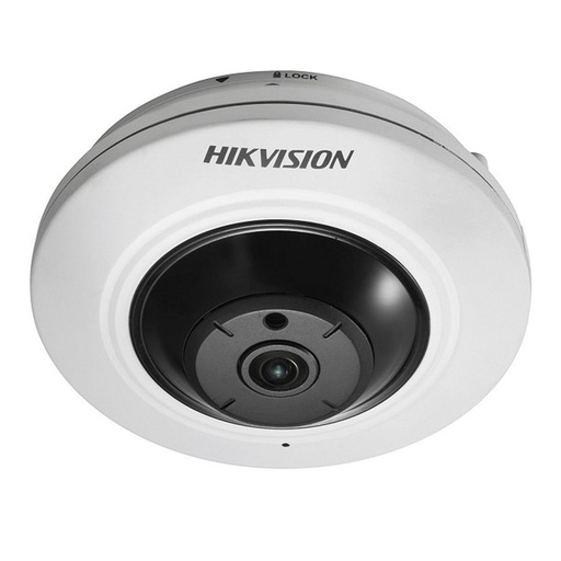 [300820295] [DS-2CD2955FWD-IS] CAMARA HD DOMO FISHEYE IP 3K [5MP] LENTE 1.05MM [METAL/PLASTICO]