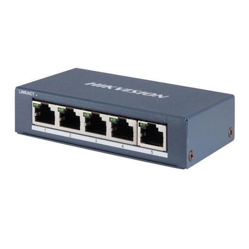[301801287] [DS-3E0505-E] SWITCH DE ESCRITORIO DE 5 PUERTOS A 10/100/1000 MBPS