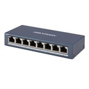 [DS-3E0508-E(B)] SWITCH DE ESCRITORIO DE 8 PUERTOS A 10/100/1000 MBPS