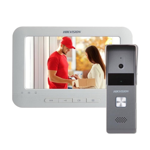 [305302866] [DS-KIS203T] KIT DE VIDEOPORTERO ANALÓGICO CON PANTALLA LCD A COLOR DE 7"