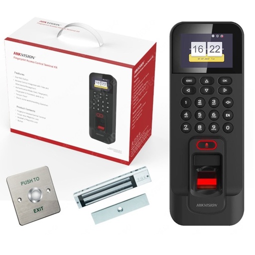 [302912358] [DS-KAS261] KIT CONTROL ACCESO [CONTROL ACCESO, CERRADURA, BASE Y BOTON]