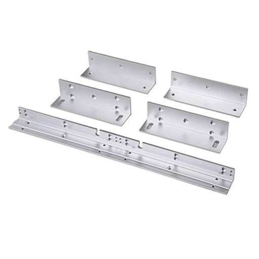 [306600788] [DS-K4H258D-LZ] KIT DE MONTAJE BASE Z Y L PARA CERRADURA MAGNÉTICA COMPATIBLE CON DS-K4H258D USO EN PUERTA DE MADERA Y METAL