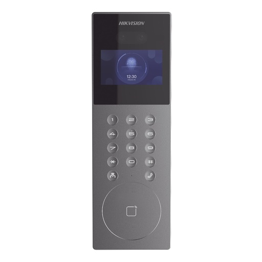 [305301995] [DS-KD9203-E6] VIDEO PORTERO IP 1080P [2MP] RECONOCIMIENTO FACIAL TARJETA MIFARE POE IP65