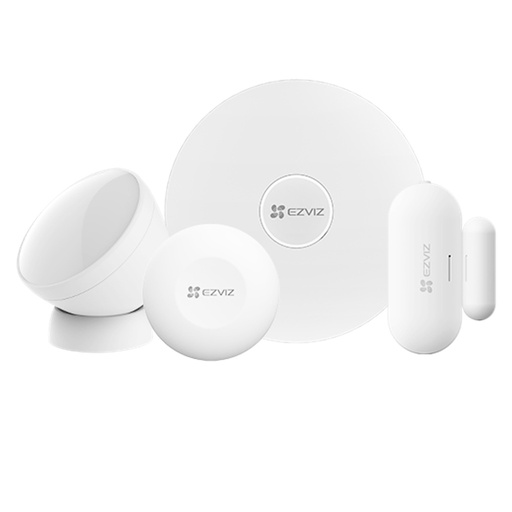 [304800274] [CS-B1-A0-A34] KIT DE ALARMA INALAMBRICO INCLUYE: 1 HUB, 1 SENSOR PIR, 1 CONTACTO MAGNÉTICO Y 1 SMART BOTON
