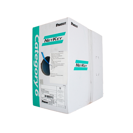 [PD-NUL6C04BU-FE] CABLE U/UTP PANDUIT CAT6 24 AWG LSZH NETKEY