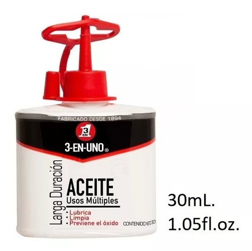 [SU-3EN1-570305] ACEITE LUBRICANTE 3 EN 1 30ML