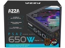 AZZA FUENTE DE PODER 650W RGB 80PLUS