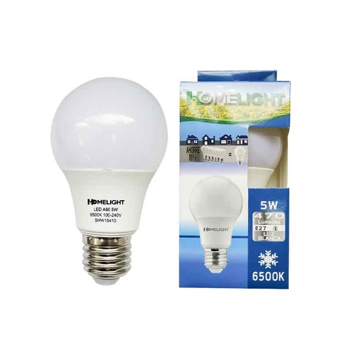 [HOME-704] BOMBILLO LED BULBO 5W 6500K E27 HOMELIGH