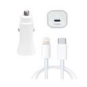 CARGADOR DE CARRO PRO MAX 20W IPHONE