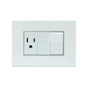 [IG-Z316-W] INTERRUPTOR + TOMA BLANCO  IGOTO