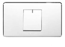 [IG-A6012] INTERRUPTOR SENCILLO BLANCO/CROMO IGOTO