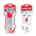 JUEGO LLAVE TORX HEXAG 3092 9PZAS EMTOP