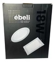 [EBE-5212312018] PANEL LED CUADRA EMPOT 18W 3000K EBELI