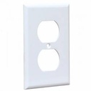 [TAP-701] TAPA TOMA DOBLE 270 PLAST BLANCA FERMET