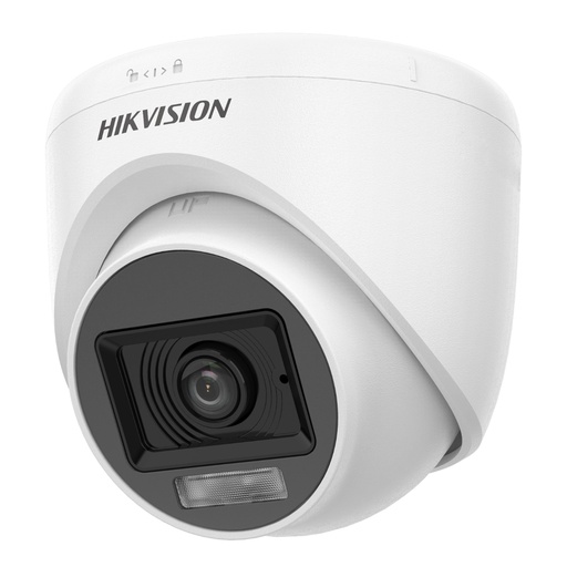 [300615438] [DS-2CE76D0T-LPFS(2.8MM)] CÁMARA HD DOMO CON AUDIO Y LUZ 1080P [2MP] LENTE 2.8MM [PLÁSTICO]