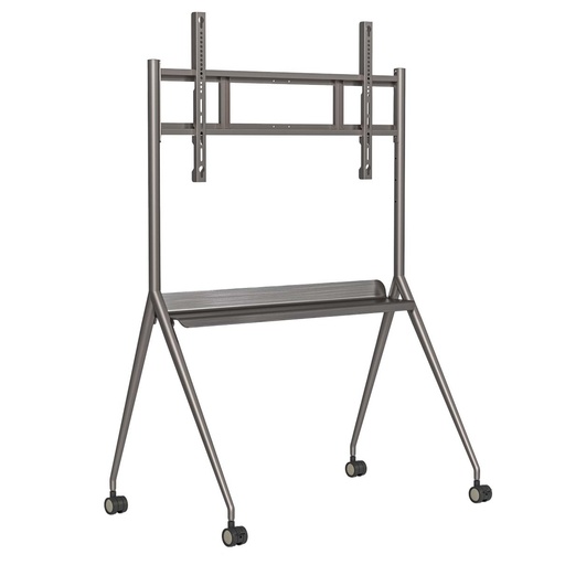 [321200047] [DS-D5ABKY2-S] SOPORTE MÓVIL PARA PANTALLAS INTERACTIVAS DE 55" 65" Y 75" DE ACERO GRIS PLATA
