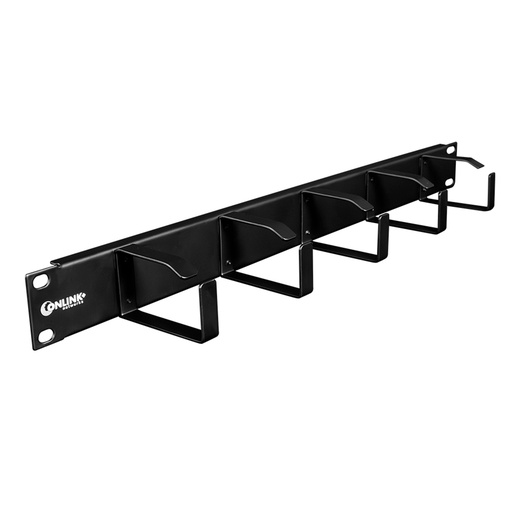 [OHM1U-ANI] [OHM1U-ANI] Onlink - Organizador de Cables Horizontal 1U 19" Tipo Anillo