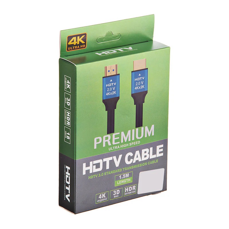 CABLE HDMI-M A HDMI-M 4K  1.5MTS (VERDE)