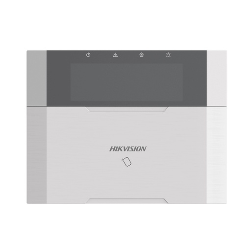 [302401919] [DS-PK1-LRT-HWB] TECLADO LCD PARA PANEL DE ALARMA CABLEADO AXPRO