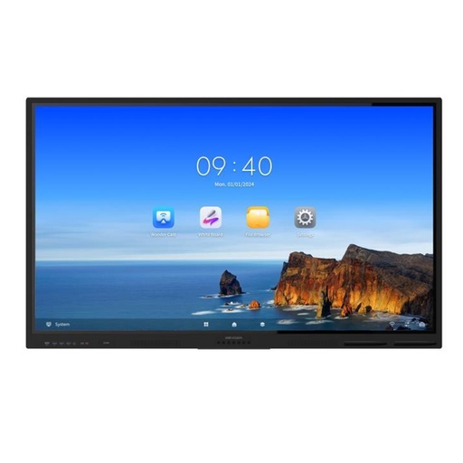 [321000679] [DS-D5B86RB/EL] PANTALLA INTERACTIVA TACTIL ANDROID 11 ULTRA HD 4K 3840 × 2160 DE 86" [INCLUYE BASE DE PARED]