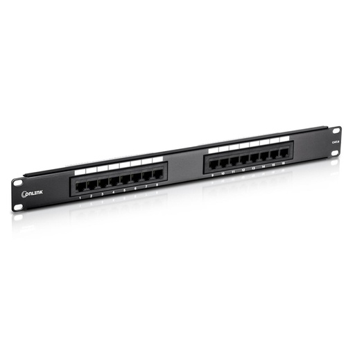 [PN-UTP612-19] Patch Panel 12 Puertos 19"  1U Categoria 6