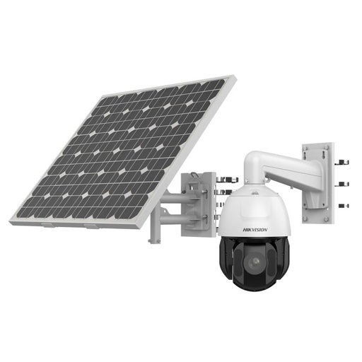 [327001210] [DS-2DE5425IWG-K/4G(O-STD)(LA)] KIT DE CÁMARA PTZ DE SEGURIDAD CON ENERGÍA SOLAR 25X PRO DE 4MP